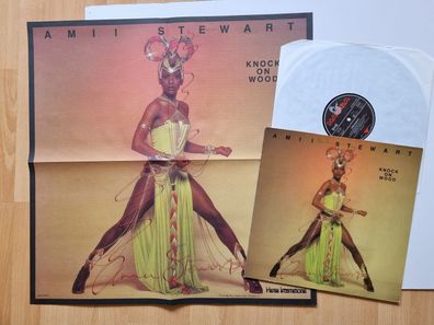 Amii Stewart - Knock On Wood Vinyl LP Germany WITH POSTER