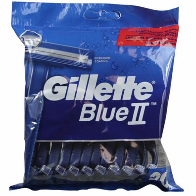 Gillette Blue II Einwegrasierer Set 20 Stück