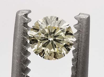 Echter unbehandelter natürlicher Diamant Brillant 0.30ct VVS Farbe gelb Lose