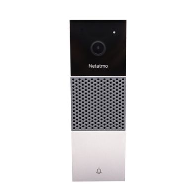 Netatmo Türklingel Smart Video Doorbell Smarte Videotürklingel Kamera schwarz silber