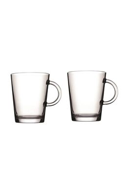 Pasabahce 2er set Wasserglas mit Griff Tribeca aus Glas, transparent