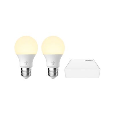 Nordlux Smart Home LED Leuchtmittel u. Brücke E27 2er Set 900lm 2200-6500K 7W 80Ra 24