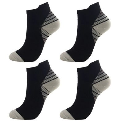 Damen Herren Kompressionssocken Plantarfasziitis-Socken grau