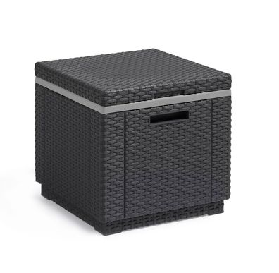 Allibert Kühlbox Beistelltisch 40 L - graphit - Garten Eiskühler Box Tisch