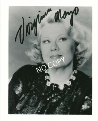 Virginia Mayo Original Autogramm handsigniert 60-90er Jahre C1.73