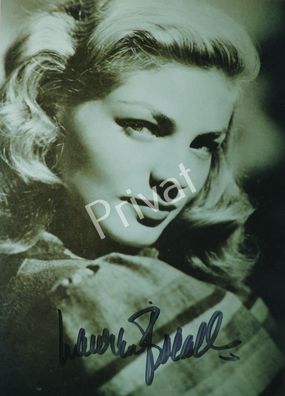 100% Original Autogramm Autograph handsigniert Lauren Bacall Foto K1.08
