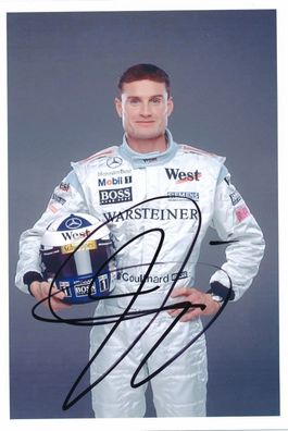 100% Original Autogramm Autograph David Coulthard Formel 1 X41