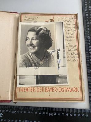 Stadttheater Regensburg 1940 Sammlung Autogramme Schauspieler & Heft ca. 45 PO