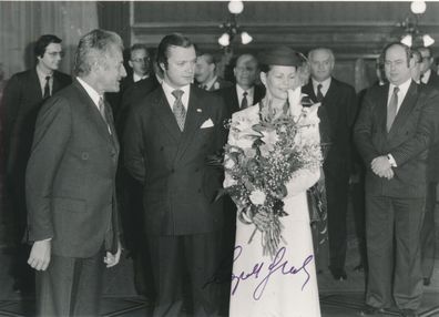 Autogramm Politik - Leopold Graz Österreich mit Karl Gustav & Königin Silvia #69