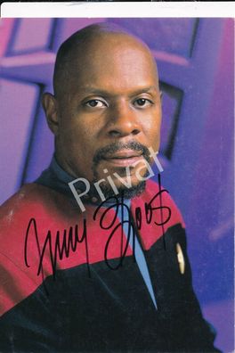 100 % Original Autogramm Autograph Star Trek Avery Brooks Captain Sisko L1.20