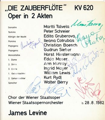 100% original Autogramm Autograph handsigniert Talvela Boesch u.a. 1982 L1.33