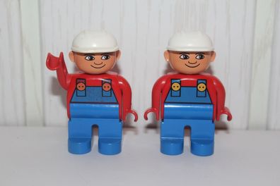 LEGO® DUPLO® 2 Bauarbeiter Figuren * Sammlerfiguren für Adventskalender