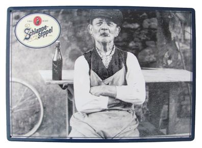 Eder & Heylands Brauerei - Schlappeseppel - Motiv 1 - Blechschild 29,5 x 21 cm