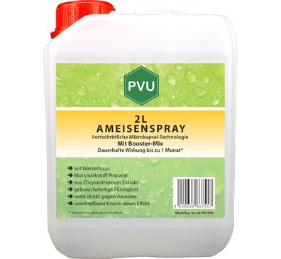 PVU 2l Ameisenspray Ameisenmittel Ameisengift gegen Ameisen Bekämpfung