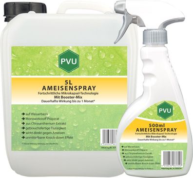 PVU 5L+ 5L Sprüher Ameisenspray Ameisenmittel Ameisengift gegen Ameisen Bekämpfung