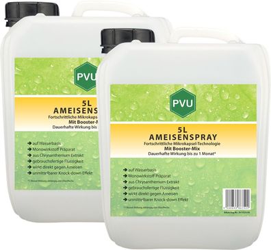 PVU 2x5L Ameisenspray Ameisenmittel Ameisengift gegen Ameisen Bekämpfung