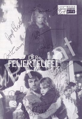 100% orig Autogramme Autograph Programm "Der Feuerteufel" Keith Barrymore L1.31