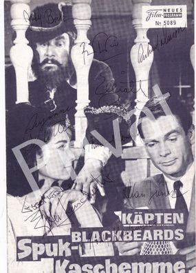 100% orig Autogramme Autograph Programm "Käpten Blackbeard Spuk-Kaschemme" L1.31