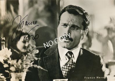 100% Original Autogramm Autograph Karte handsigniert Franco Nero G1.1