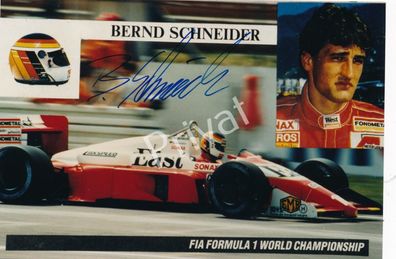 100% Original Autogramm Autograph Bernd Schneider Automobilrennfahrer L1.03