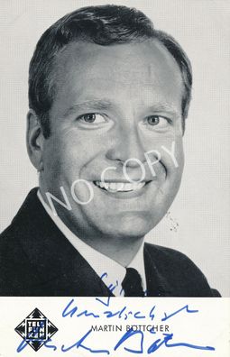 100% Original Autogramm Autograph Karte handsigniert Martin Böttcher J1.69