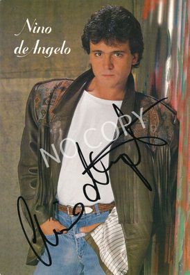 100% Original Autogramm Autograph Karte handsigniert Nino de Angelo J1.68