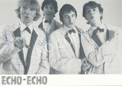 100% Original Autogramm Autograph Karte handsigniert Echo-Echo J1.67
