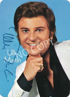 100% Original Autogramm Autograph handsigniert Ulli Martin J1.73