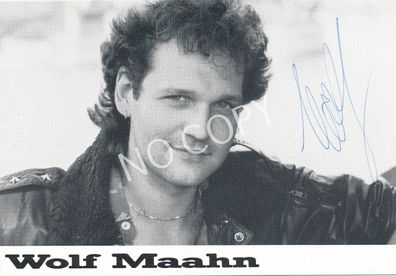 100% Original Autogramm Autograph handsigniert Wolf Maahn J1.73