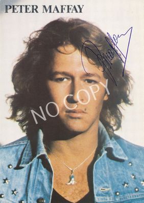100% Original Autogramm Autograph handsigniert Peter Maffay J1.76