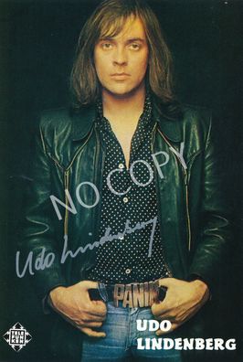 100% Original Autogramm Autograph handsigniert Udo Lindenberg J1.76