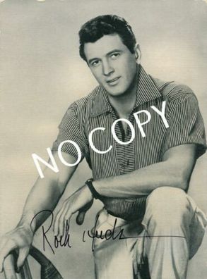 100% Original Autogramm Autograph Karte drucksigniert Rock Hudson D1.30