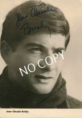100% Original Autogramm Autograph handsigniert Jean Claude Brialy D1.10