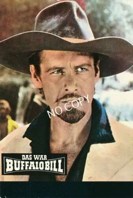 Original Autogrammkarte Gordon Scott - Karl May - Das war Buffalo Bill D1.5