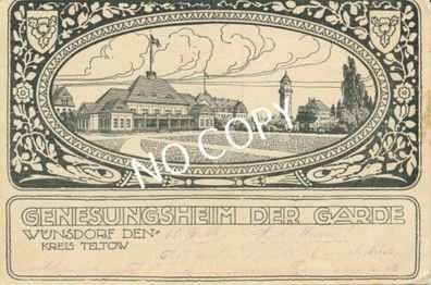 Foto PK Genesungsheim der Garde Wünsdorf Feldpost 1916 H1.17