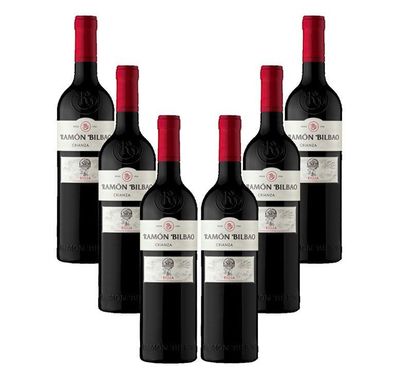 Ramon Bilbao Crianza 6er Set Rioja Rotwein 0,75L (14% Vol) Spanien fruchtig gra
