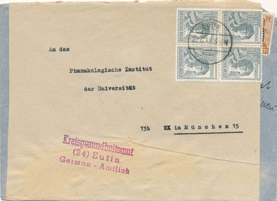 Brief Briefmarken Deutschland München 1948 19x Stamp