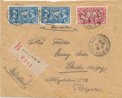 Brief Briefmarken Stamp Frankreich Deutschland 1928 Legion Americane