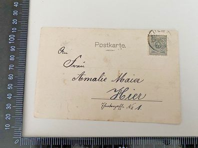 Antiker Brief Postkarte Briefmarken 1902 A1.41