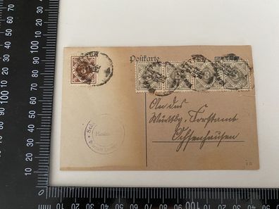 Antiker Brief Postkarte Briefmarken 1922 A1.41