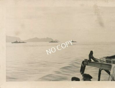 Foto WK 2 Kriegsschiffe Flotte zur See Norway B 1.82