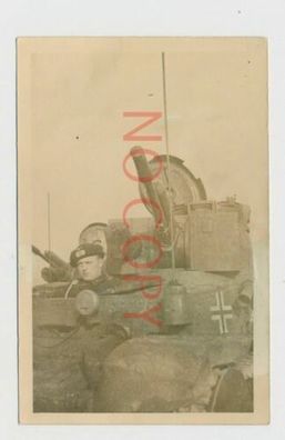 Foto - WK 2 - Panzer tank Soldat #23