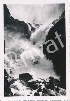 Foto WK II Wehrmacht Wasserfall Fahrrad Tour oberer See Norway L1.45