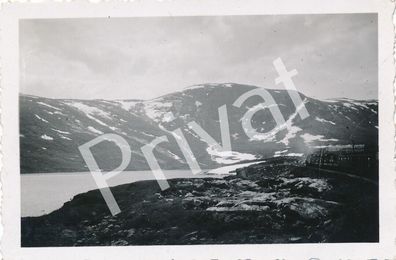 Foto WK II Wehrmacht Bahnfahrt vor Gulsvik Norway L1.45