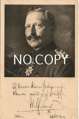 100% Original PK Foto Kaiser Wilhelm X24