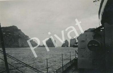 Foto WK II Panzerschiff Deutschland Kurs auf Norwegen F1.10
