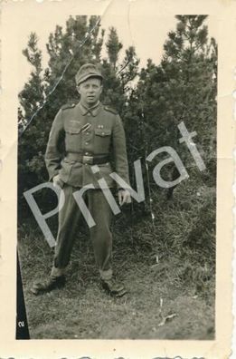 Foto WKII Wehrmacht Portrait Soldat Uniform Wehrmacht F1.4