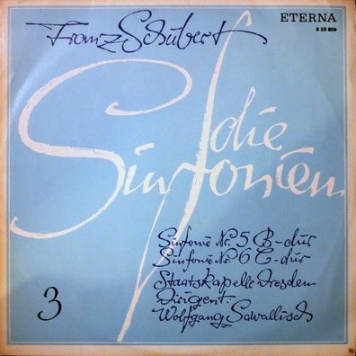 Eterna 8 20 806 - Franz Schubert, Staatskapelle Dresden, Wolfgang Sawallisch - S