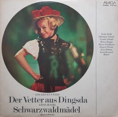 Amiga 8 45 070 - Der Vetter Aus Dingsda / Schwarzwaldmädel (Querschnitte)