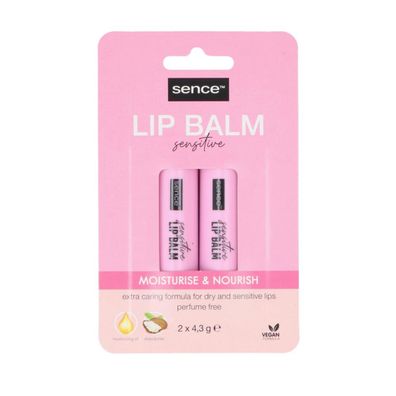 24x 2er Pack je 4,3g Sence Lippenpflegestift Sensitive für zarte Lippen vegan
